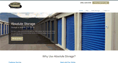 Desktop Screenshot of amarilloabsolutestorage.com